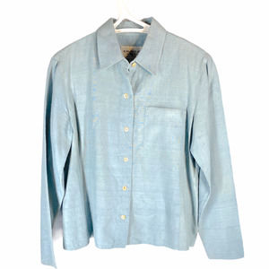 VINTAGE EMANUEL UNGARO Silk Button Front Blouse M
